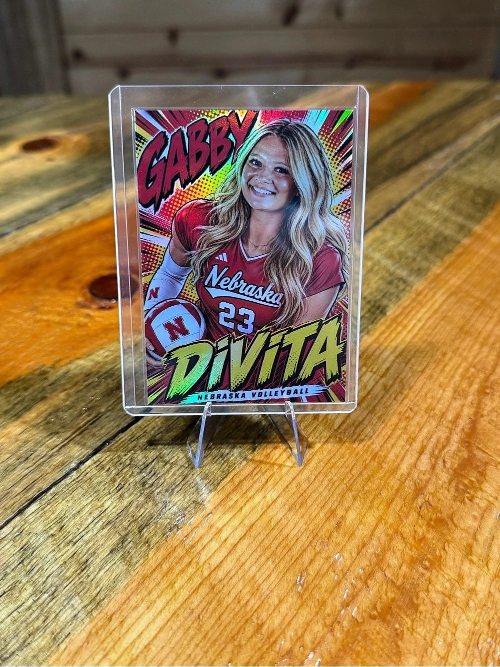 Gabby DiVita Nebraska Cornhuskers Volleyball Custom Trading Card